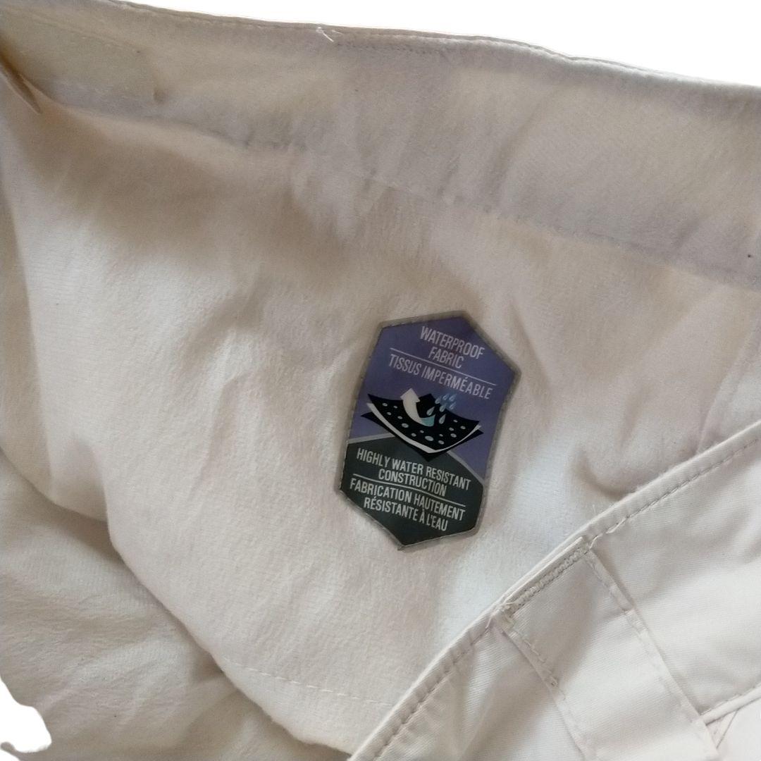 【高機能】Columbia ウォータープルーフ スノーパンツ パンツ 白 XL