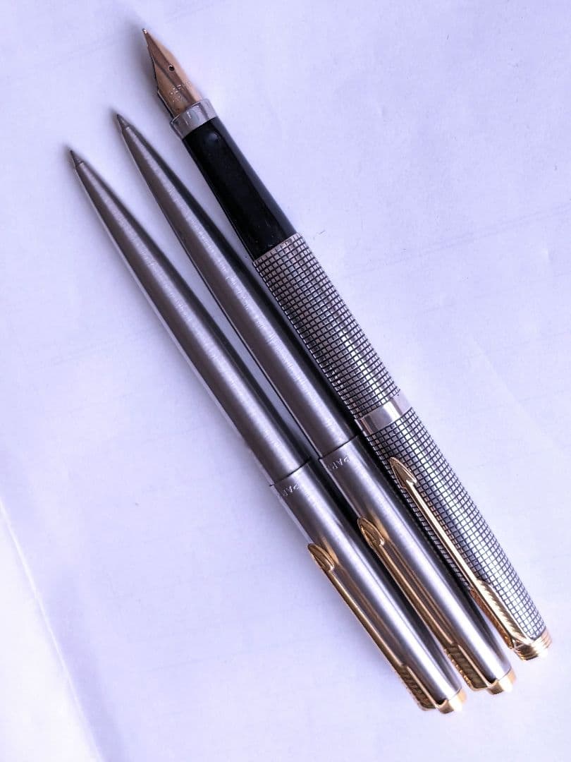 PARKER USA　ボールペン×2本 / シズレ万年筆×1本セット　インク無し