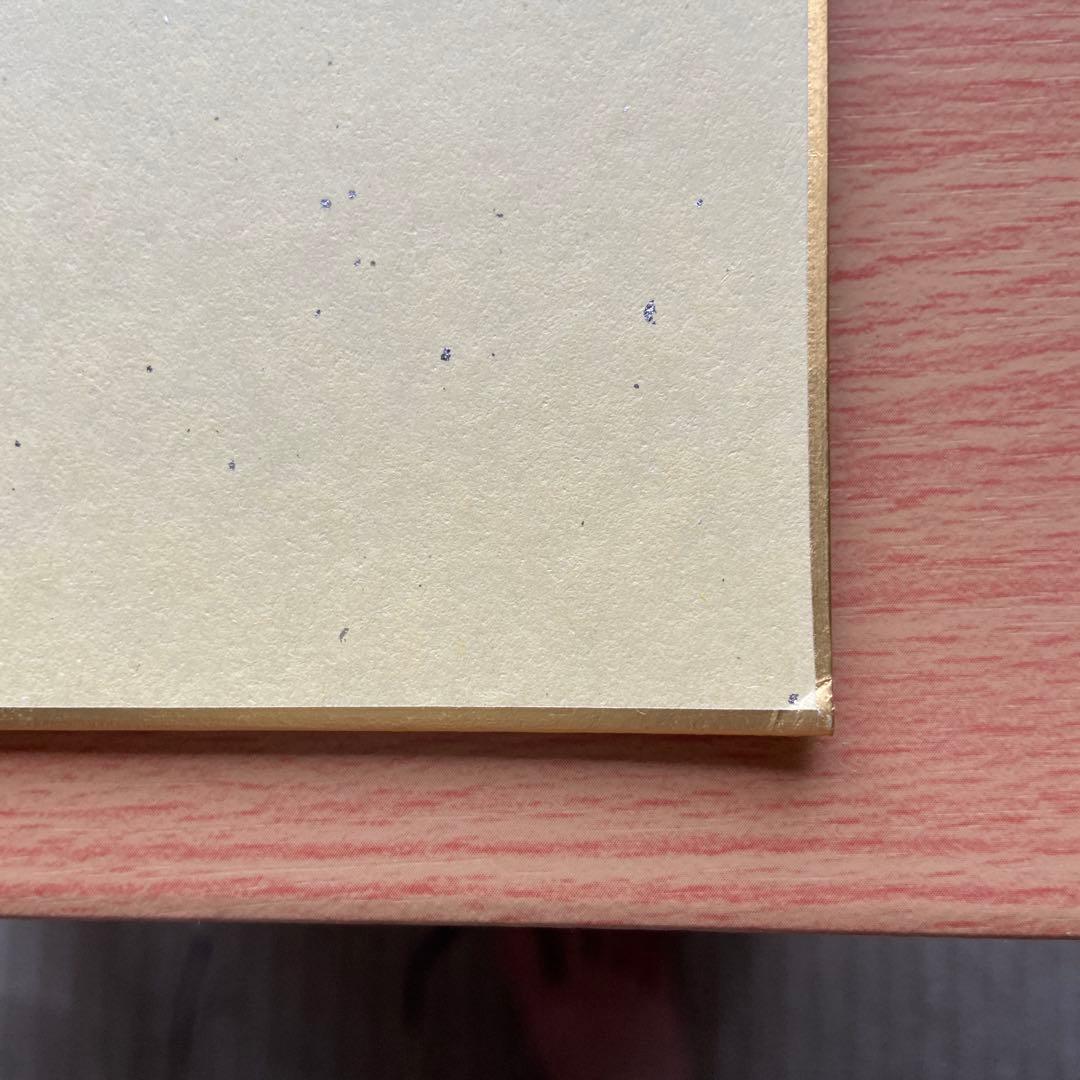 吉川景都直筆イラスト色紙　片桐くん家に猫がいるサイン色紙懸賞当選品