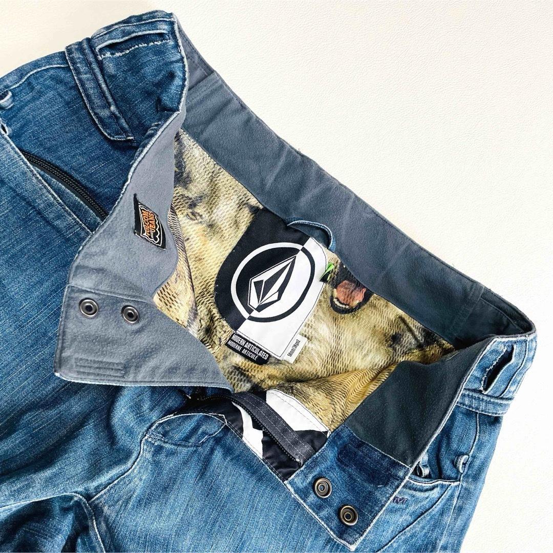 6697 ボルコム　パンツ　メンズ スノボウェア　デニム風パンツ　スノボ