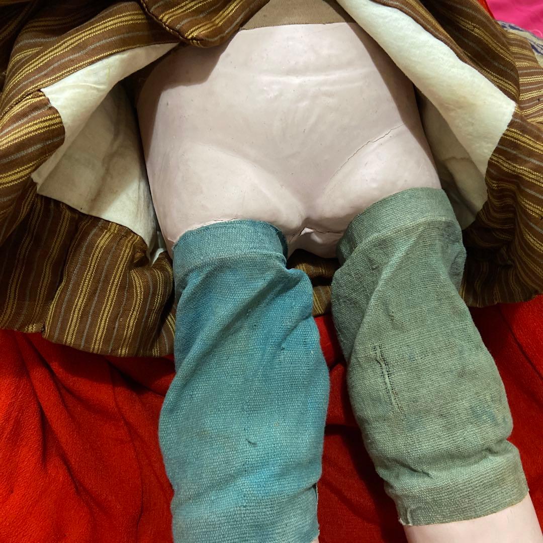 市松人形　抱き人形　明治抱き人形70センチ