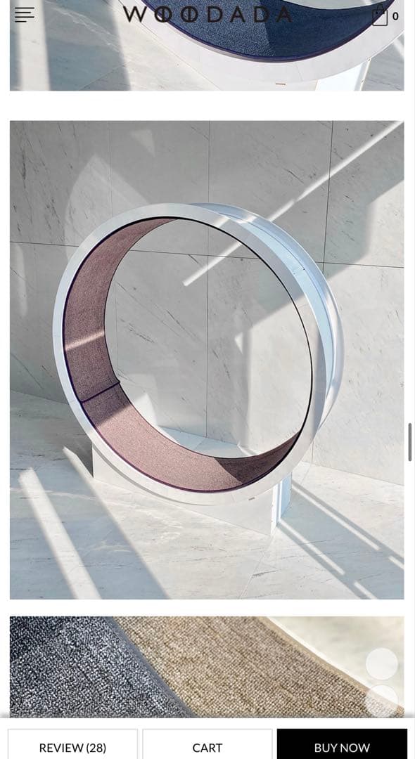 woodada キャットホイール　桜ピンク