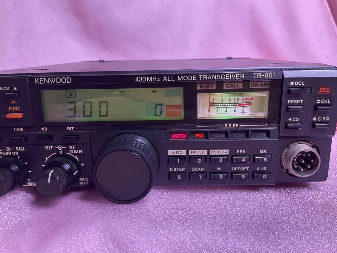 ケンウッド KENWOOD 430MHz帯オールモード機 TR-851