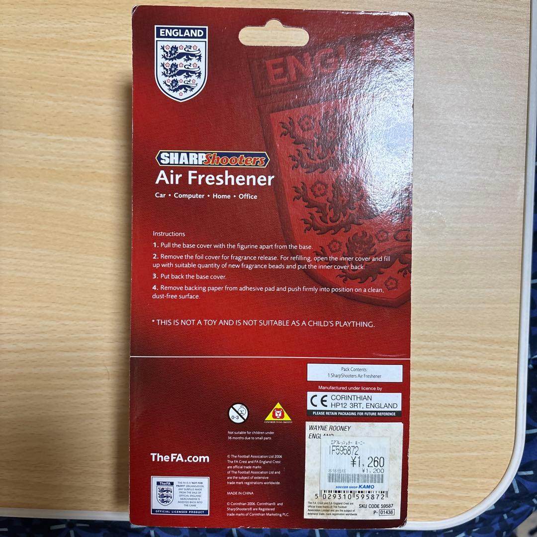 ルーニー Air Freshener サッカー選手フィギュア