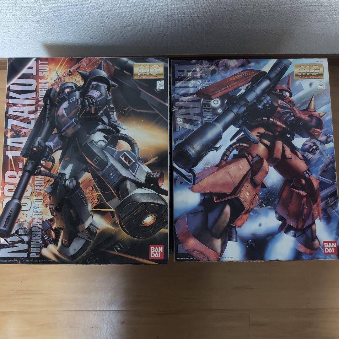 ガンプラ　mgセット　高機動型ザク　ドム　ゲルググ　ケンプファー