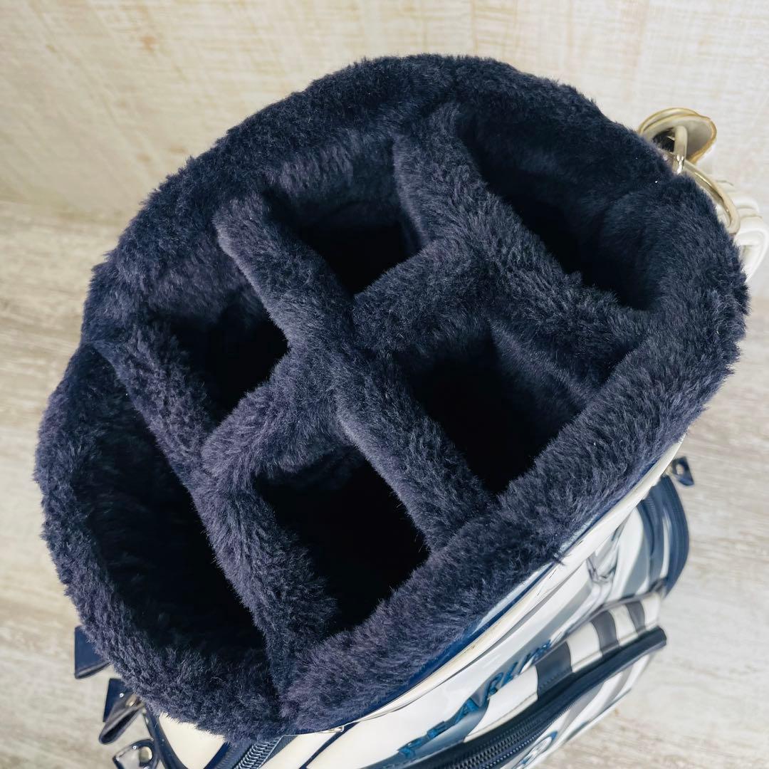 【限定品】PEARLY GATES ボーダー柄　30周年記念　キャディバッグ