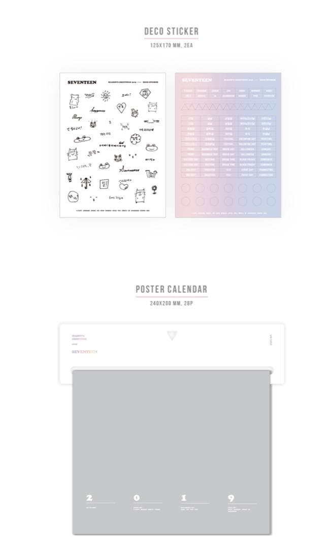 K-POP・アジア SEVENTEEN 2019 SEASON'S GREETINGS