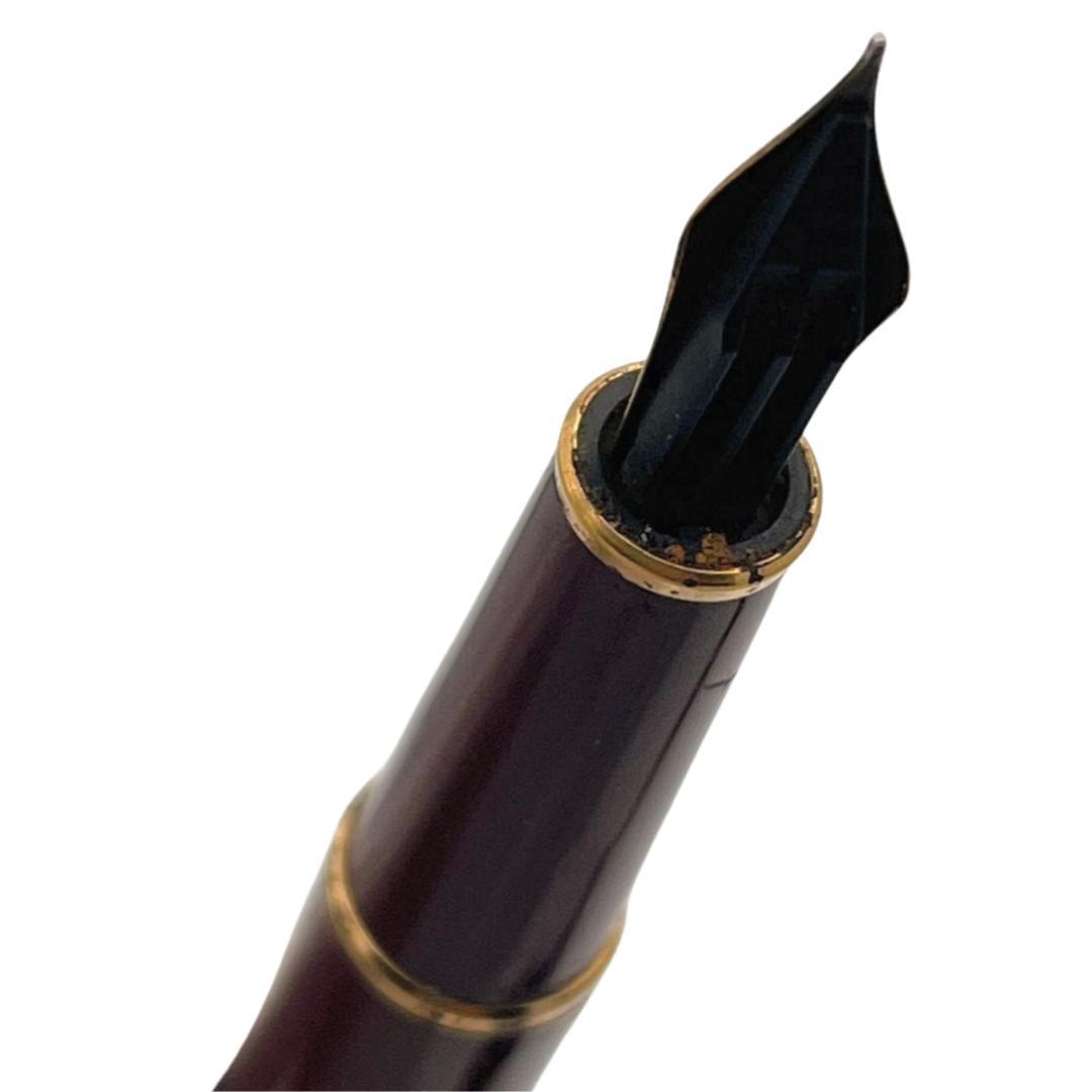 モンブラン レジン マイスターシュテュック 万年筆 ペン先14K ボルドー ペン
