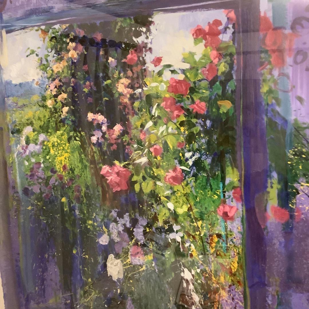 Ｊトレンツ・リャド【代表作ージベルニーのバラ】(初版)自筆サイン入り