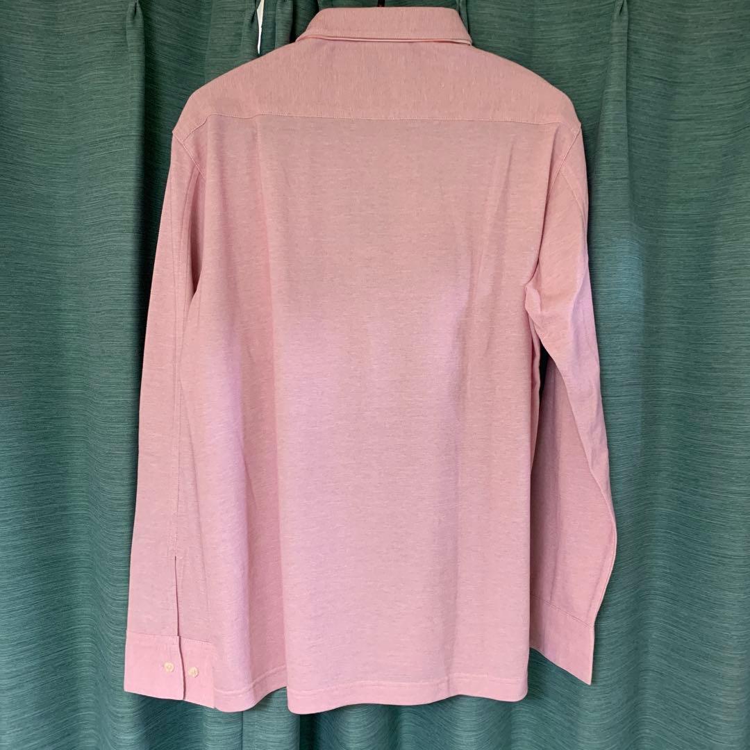 GREEN CLUBS ピンク 長袖ポロシャツ
