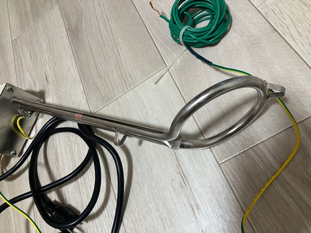 投げ込み式パイプヒーターDAIEI温度調節機能付100V1KW湯沸かし