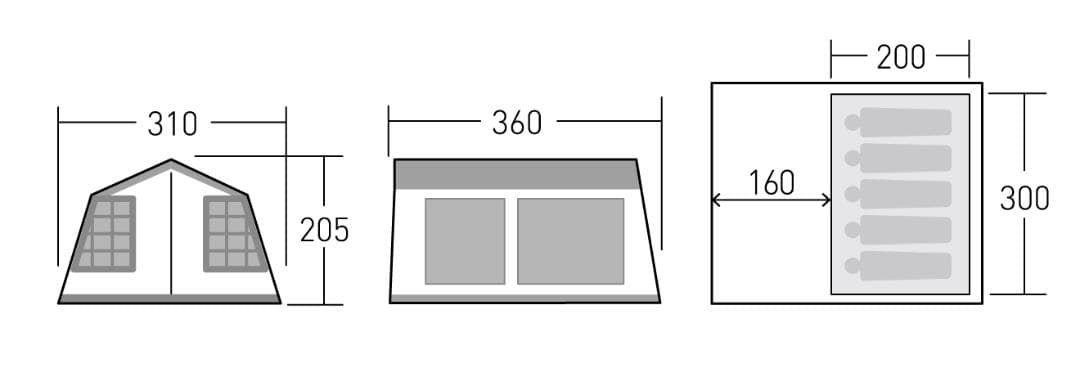 オガワ　オーナーロッジ タイプ78R 2755　5人用　新品未使用