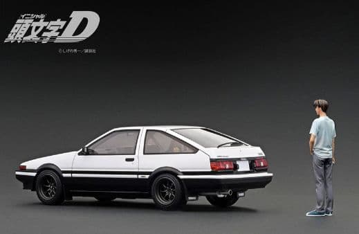 1/18 頭文字Dトヨタ86 スプリンタートレノ藤原拓海フィギュア付