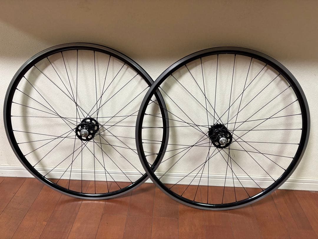 【前後】paul トラックハブ32h 使用ピストホイールセット