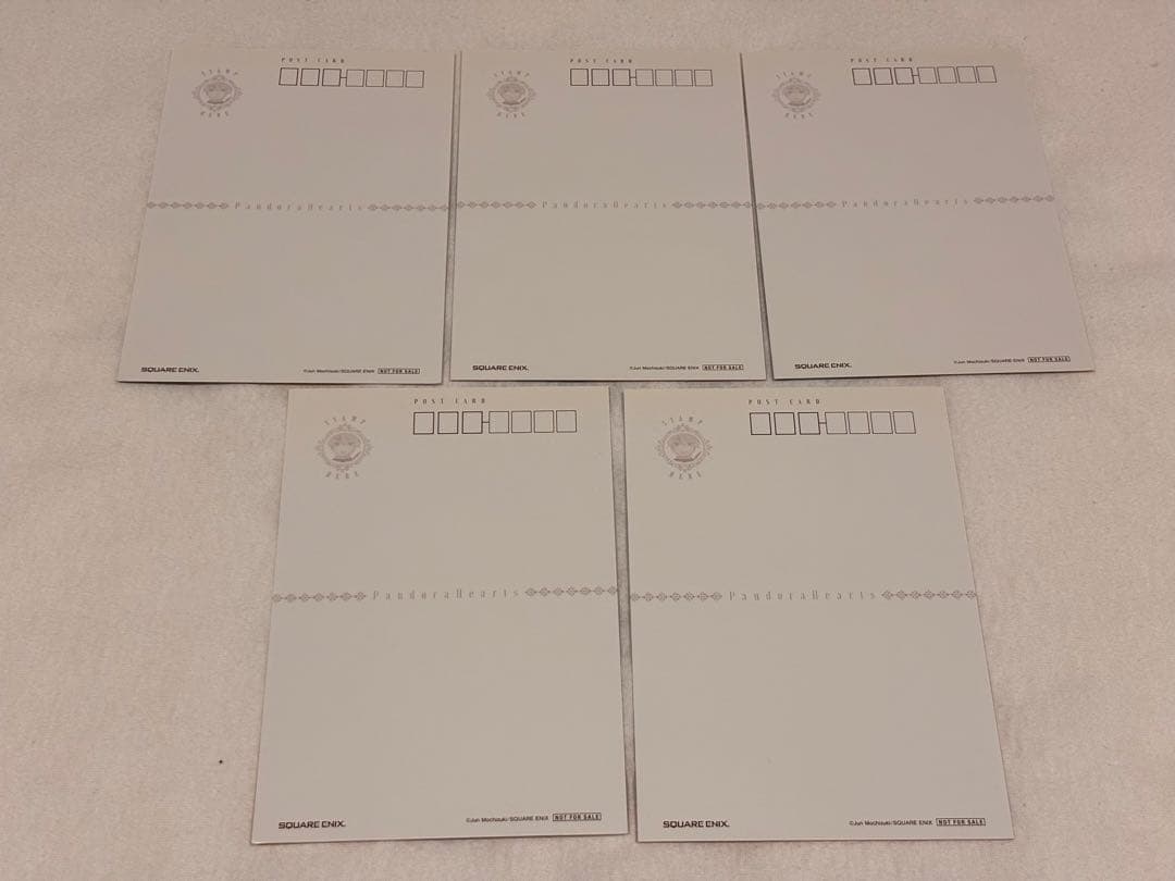 PandoraHearts 抱きつき ポストカード原画展　5点セット