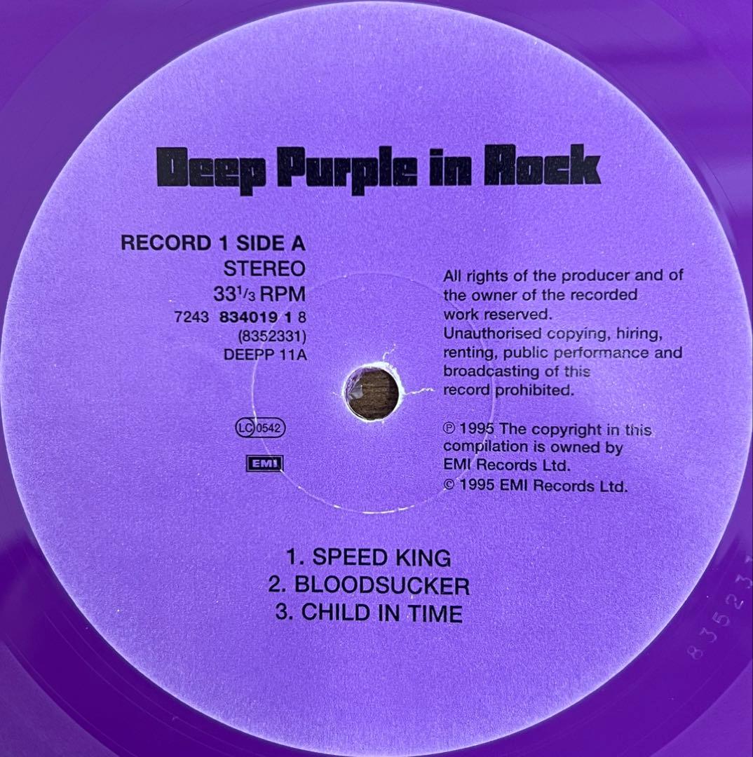 【2LP/UK盤】Deep Purple In Rock
