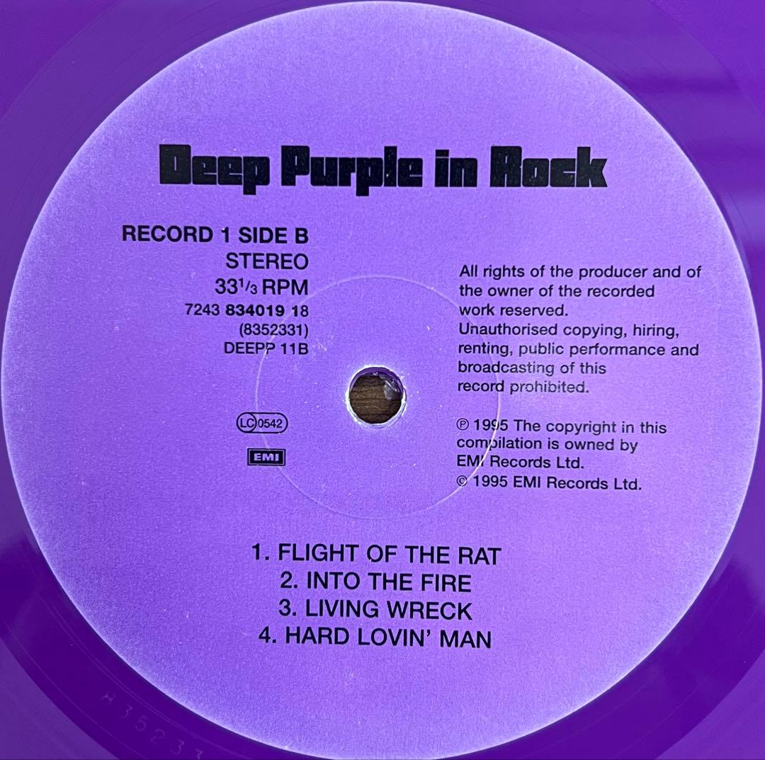 【2LP/UK盤】Deep Purple In Rock