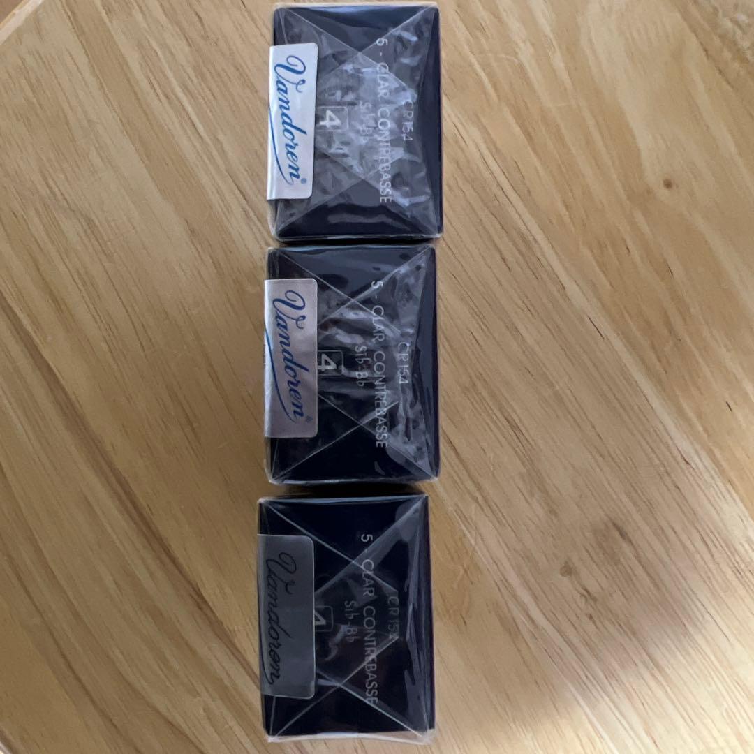 Vandoren NONAKA コントラバスクラリネットリード 4 3箱セット