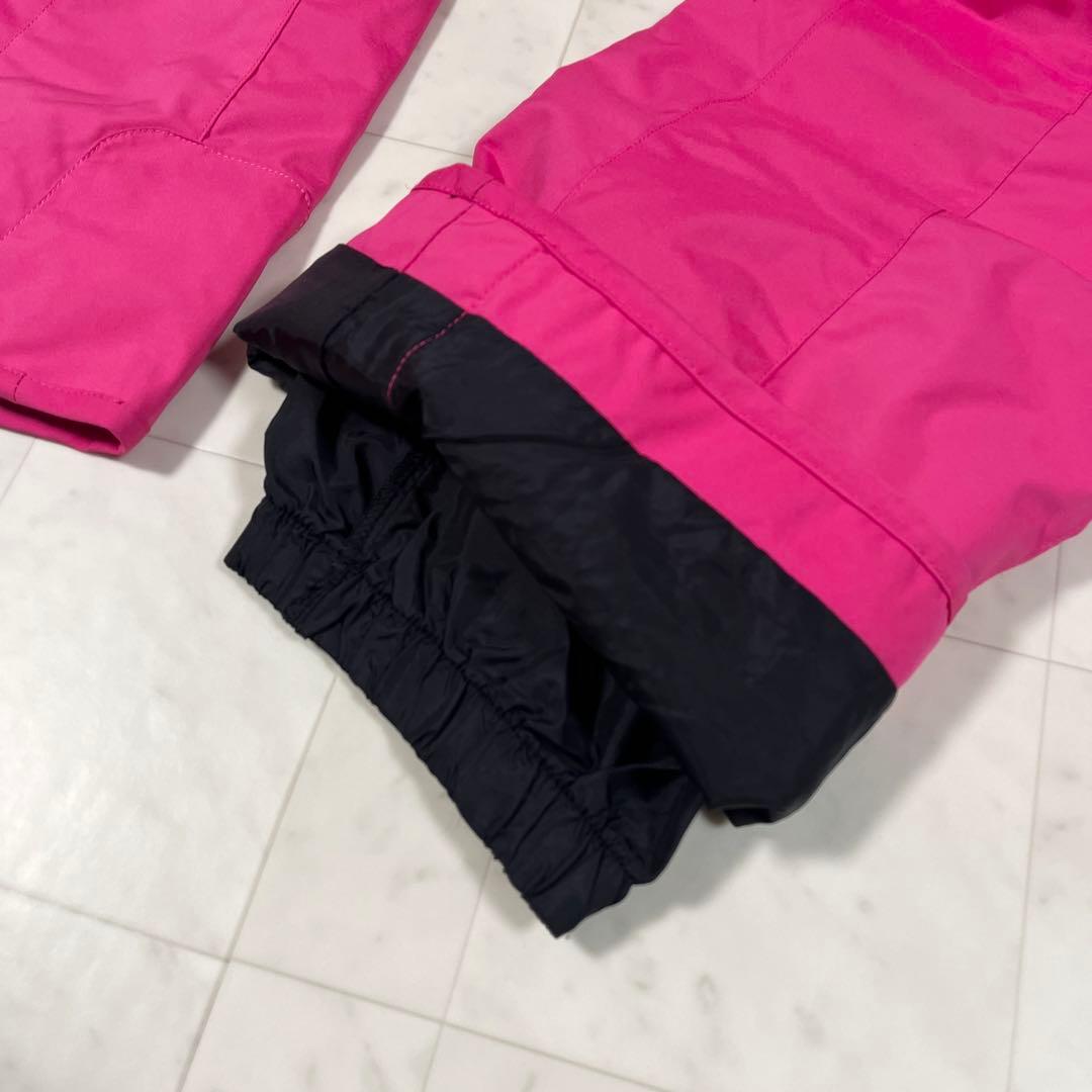 フェニックス スキーウエア レディース M ピンク 黒 雪模様 ウエア上下