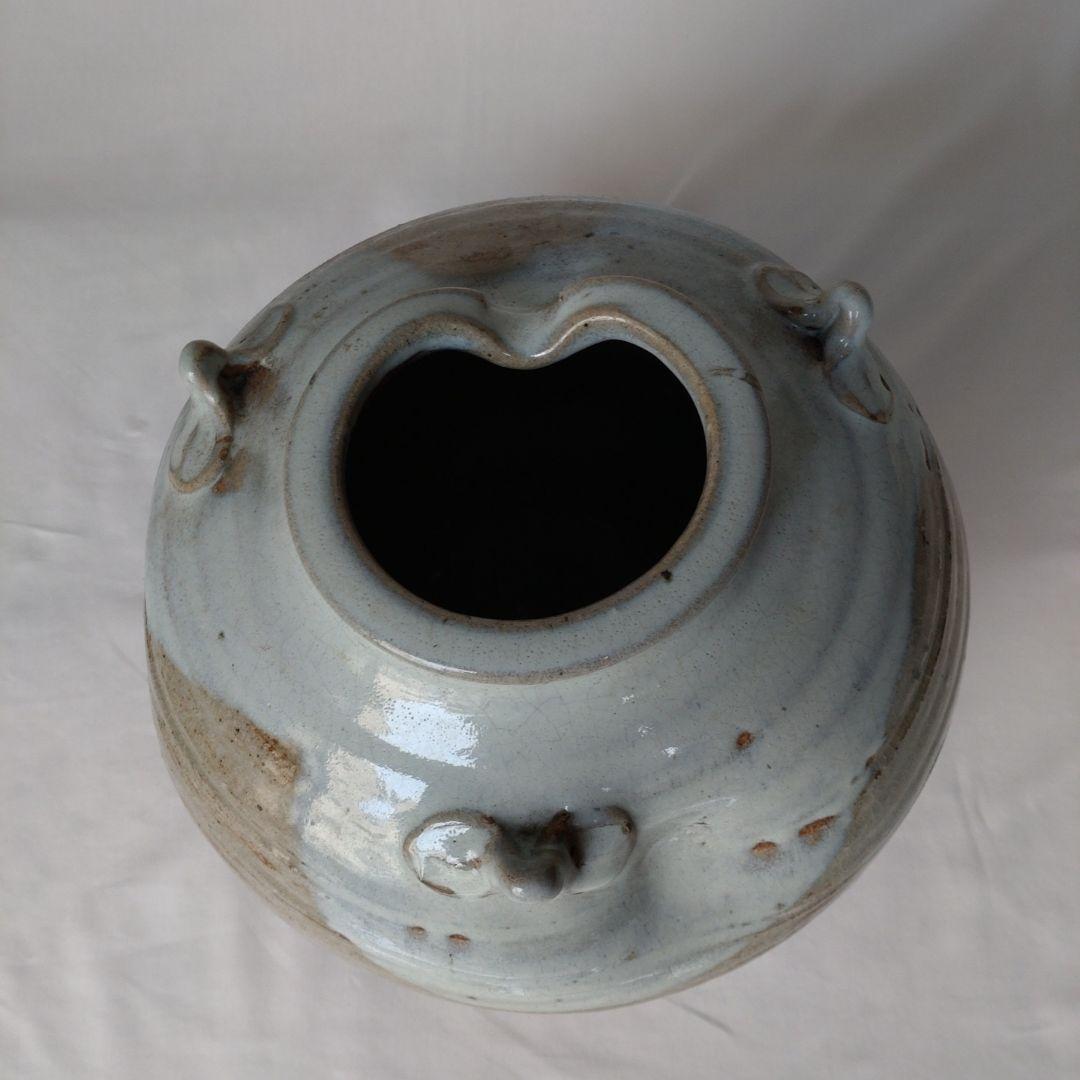 赤膚焼花瓶　赤膚焼花器　赤膚焼壺