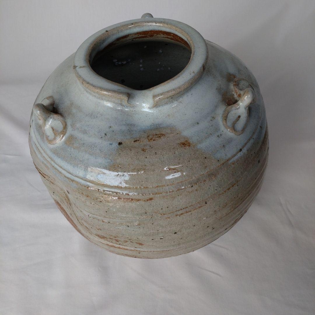 赤膚焼花瓶　赤膚焼花器　赤膚焼壺