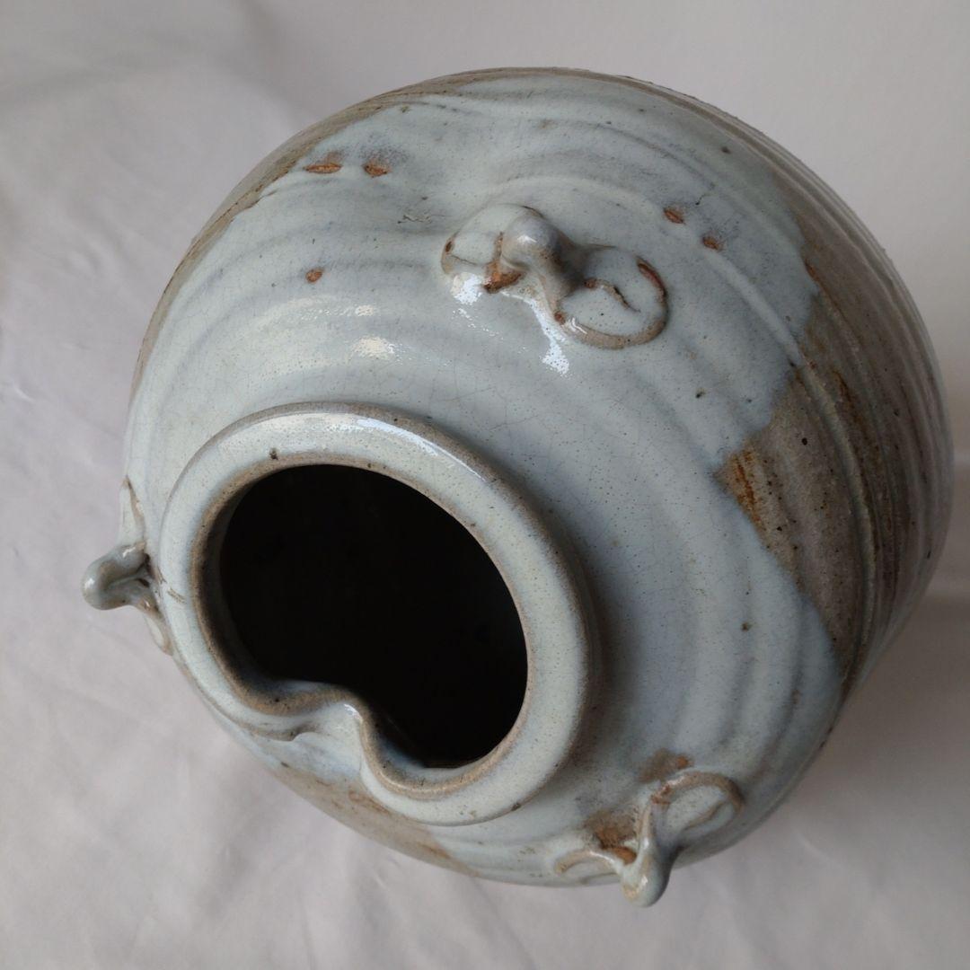 赤膚焼花瓶　赤膚焼花器　赤膚焼壺