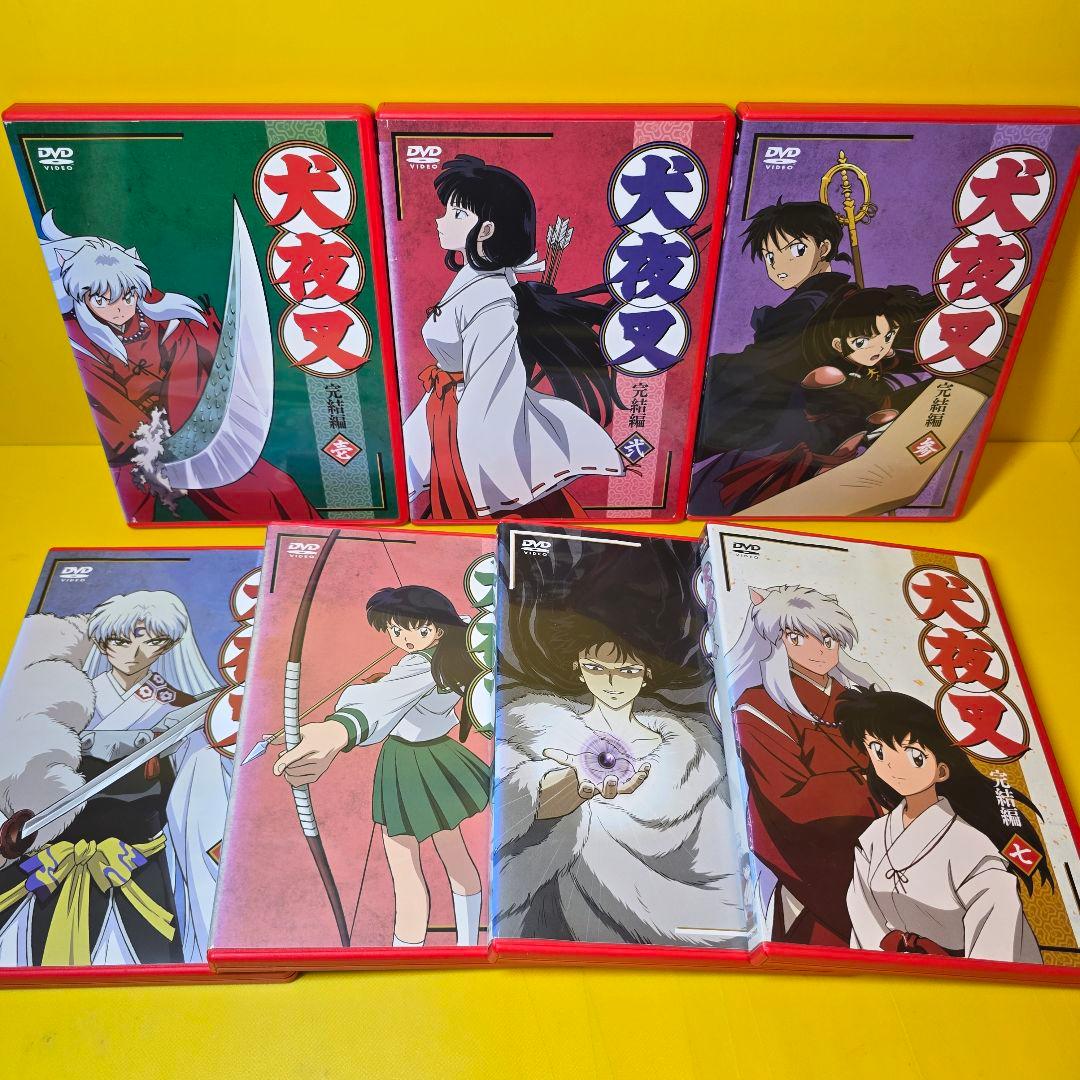 新品ケース交換済　犬夜叉 1章～完結編+映画、特別編　DVD 67巻セット
