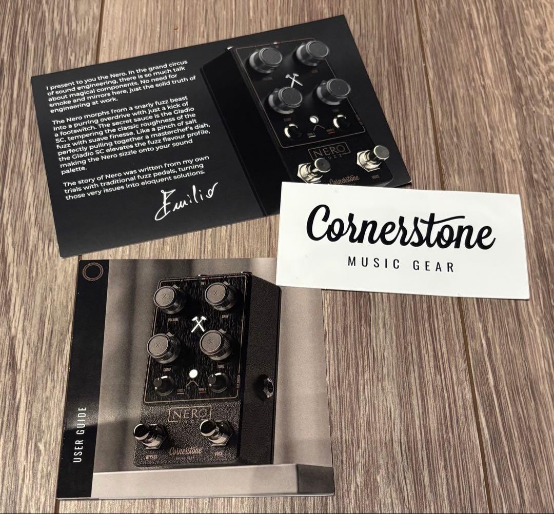 Cornerstone NERO FUZZ gladioダンブルantique