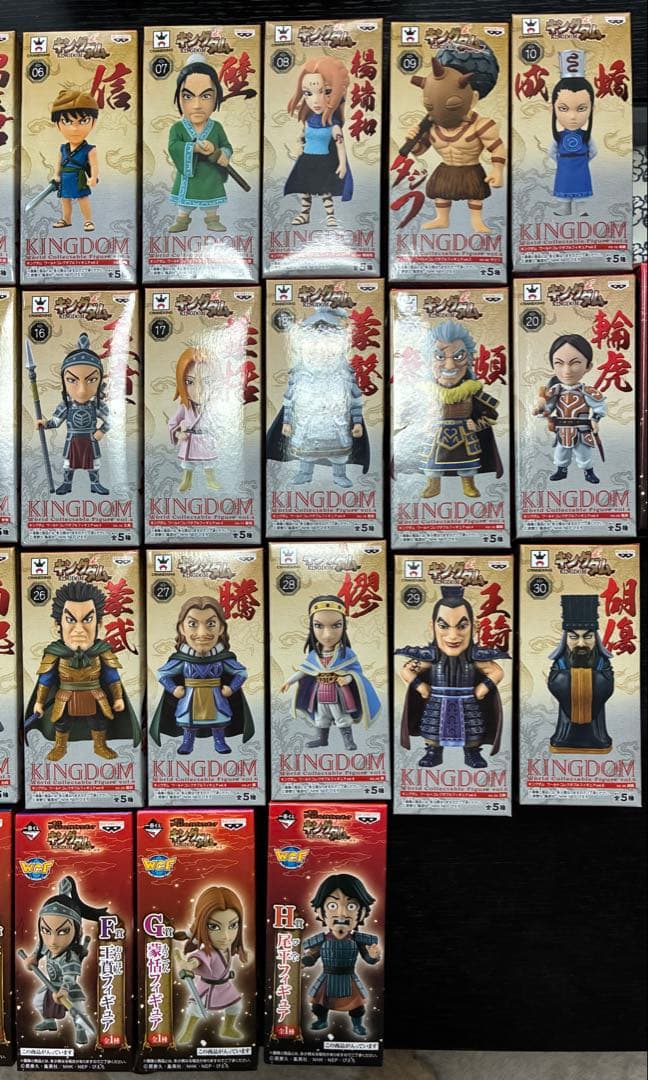 キングダム　ワールドコレクタブルフィギュア　フルコンプリート