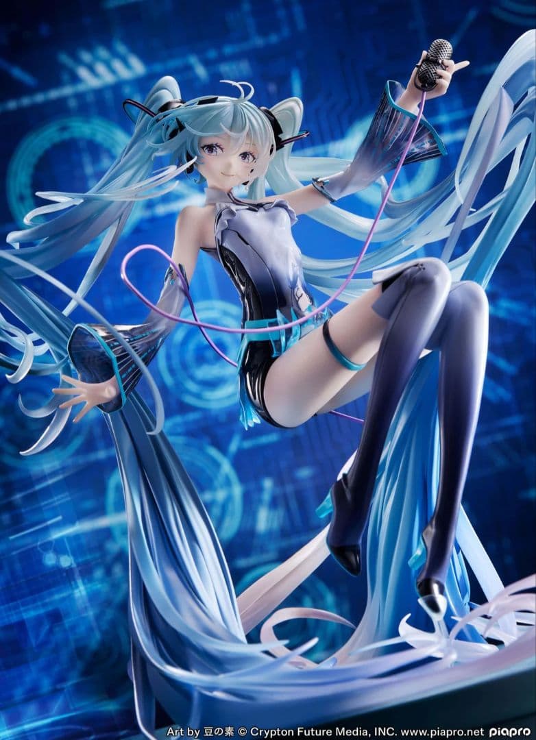 【新品】初音ミク フィギュア 科技魔法ver. 1/7スケール フリュー 豆の素