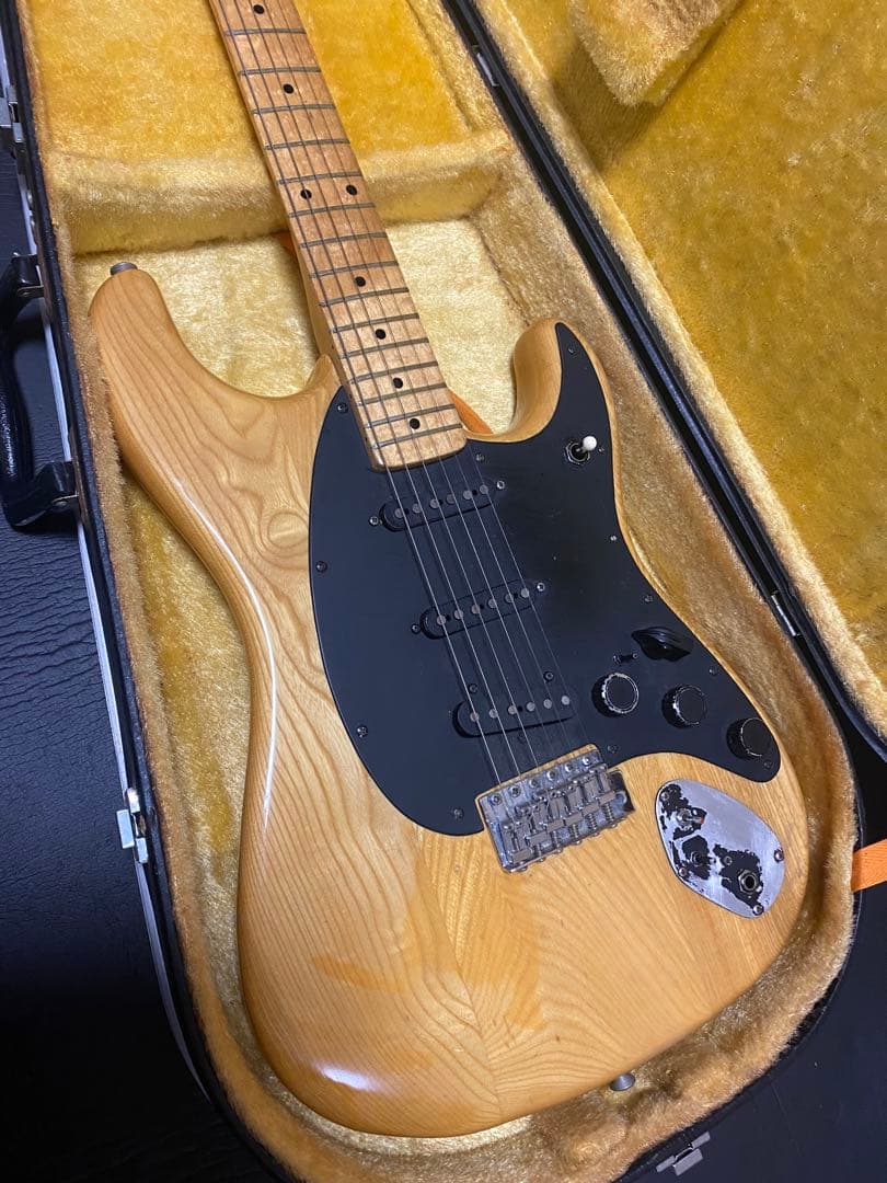 MusicMan風　エレキギター ナチュラルウッド ビザール　ヴィンテージ