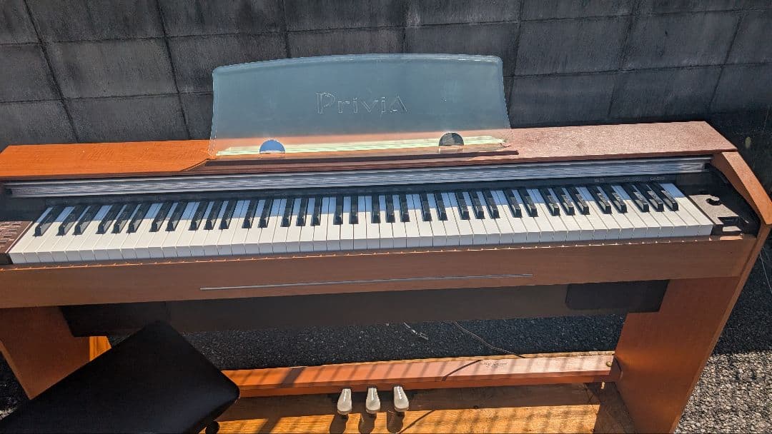 送料込み CASIO 電子ピアノ PX-800C 2006年製激美品＆激可愛い♥