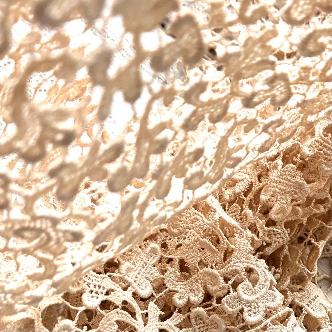 フランス　アンティークレース　アイリッシュ・クロッシェ　ギピュールレース手芸雑貨