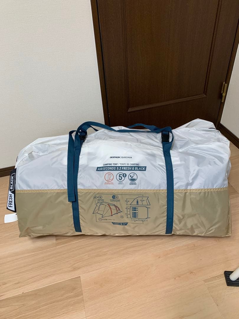 QUECHUA ファミリーキャンプテント 5.2F&B