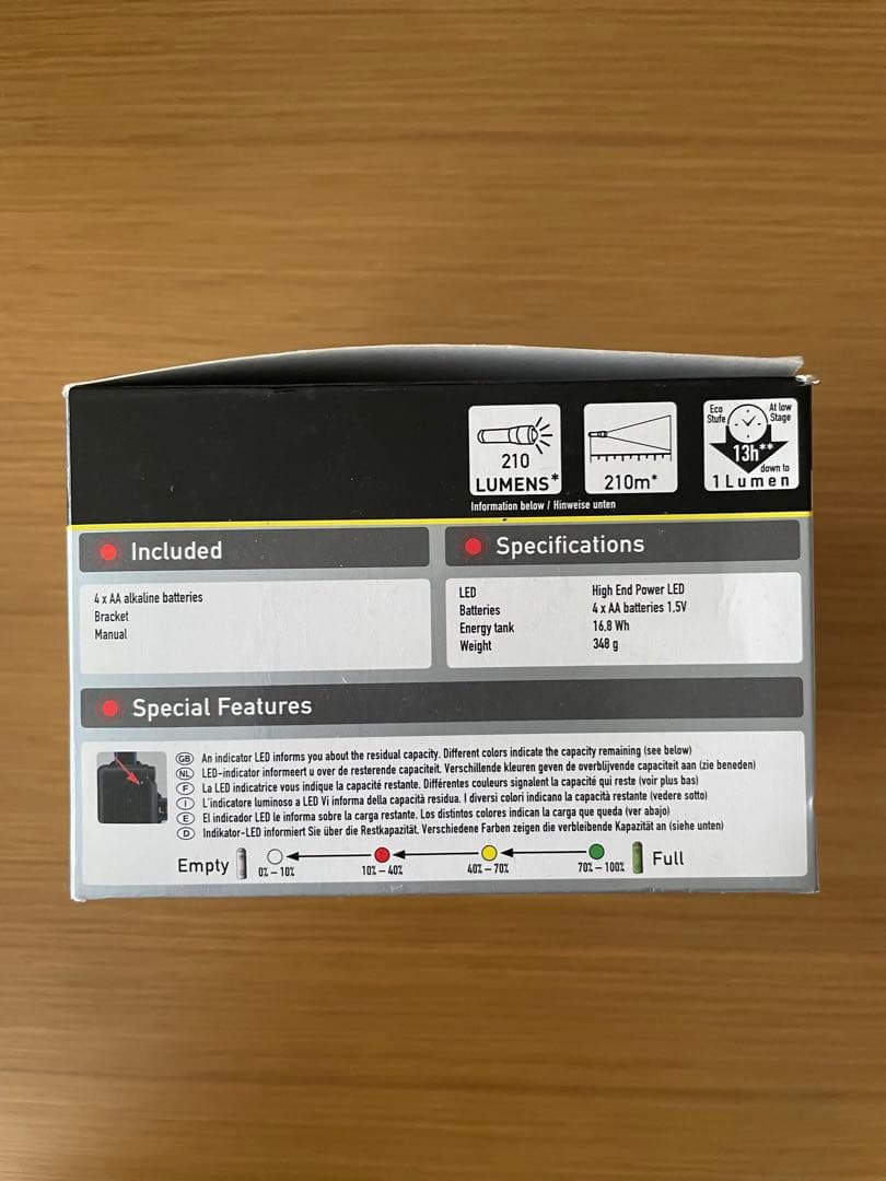 【値下げ】未使用品　へッドライト　LED LENSER H14