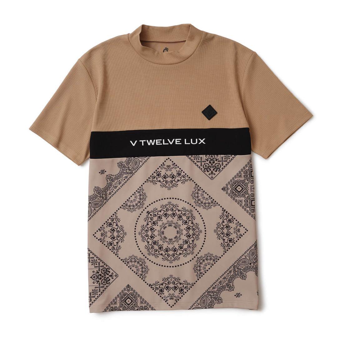 新品 ★ V12 セットアップ モックネック ショーツ ハーフパンツ シャツ