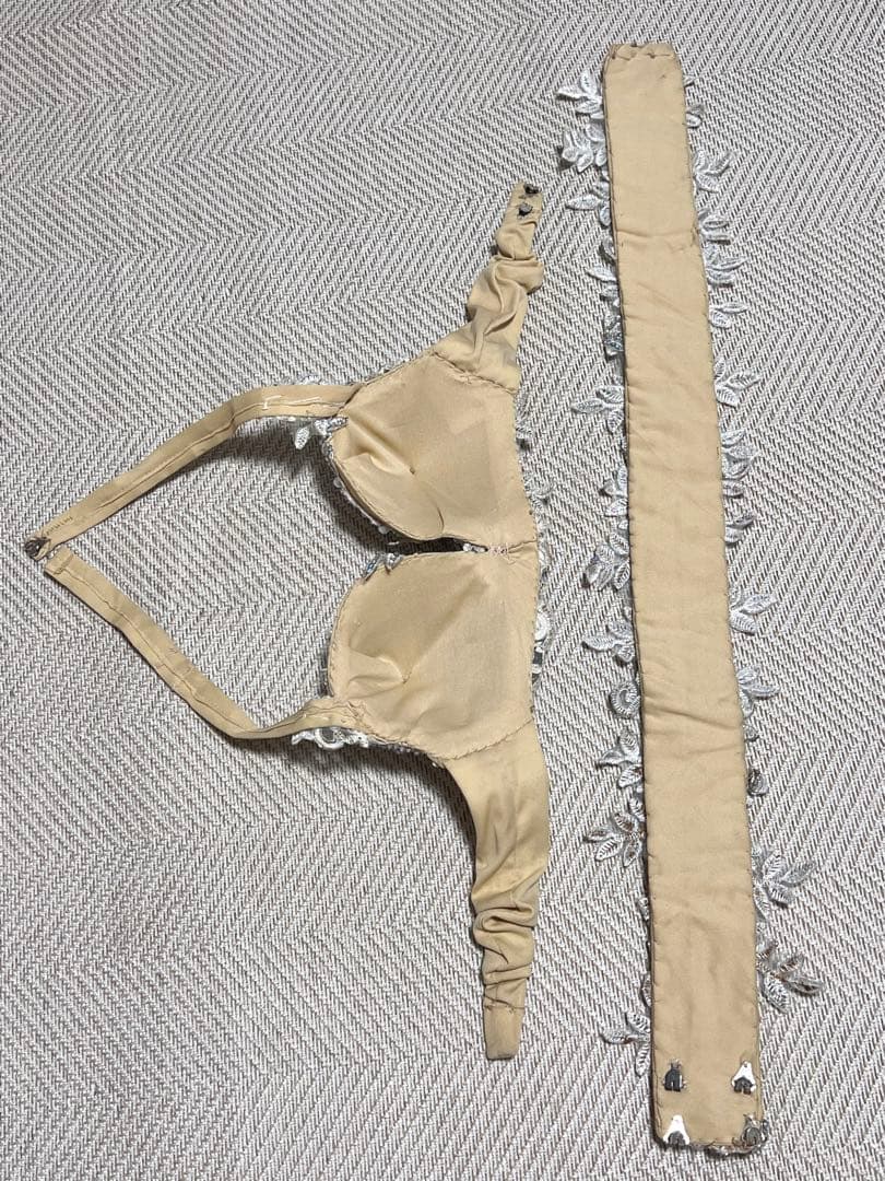 ベリーダンス衣装　ブラ＆ベルト　ブラベルトＳサイズ