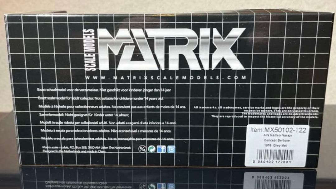レア❗️ミニカー 1/43 マトリックス アルファロメオ ナバホ 1975