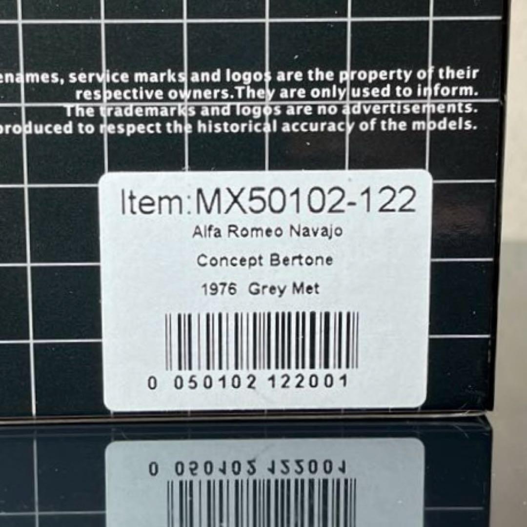 レア❗️ミニカー 1/43 マトリックス アルファロメオ ナバホ 1975