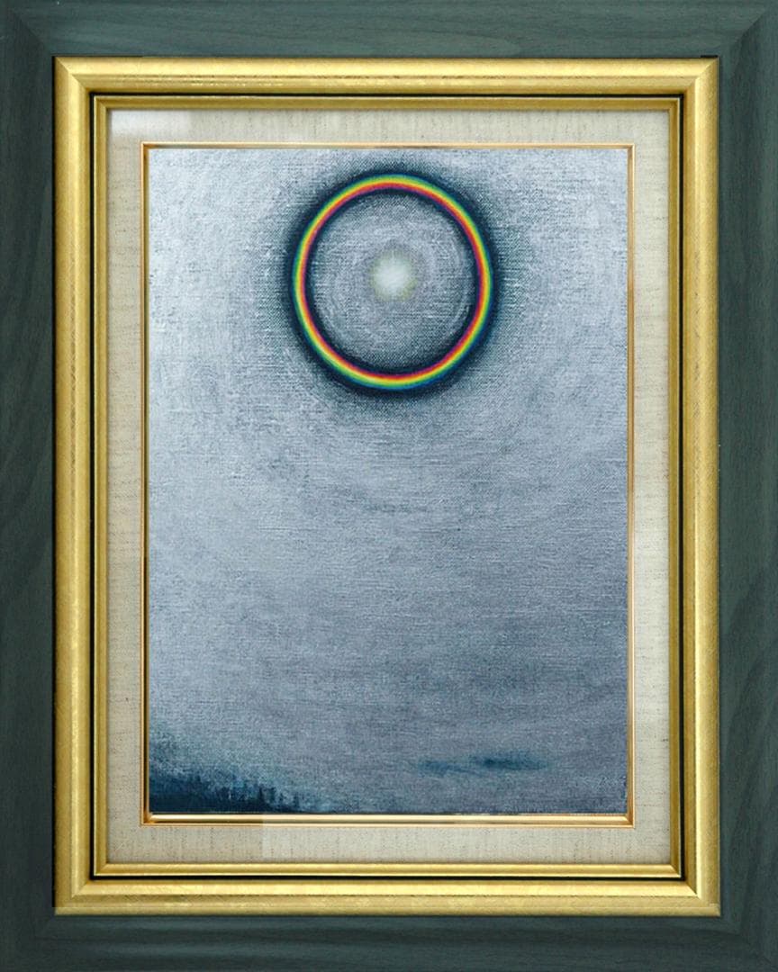 油絵 菅家令子 絵 絵画インテリア F3-S102023 風景 祈り 希望 奇跡