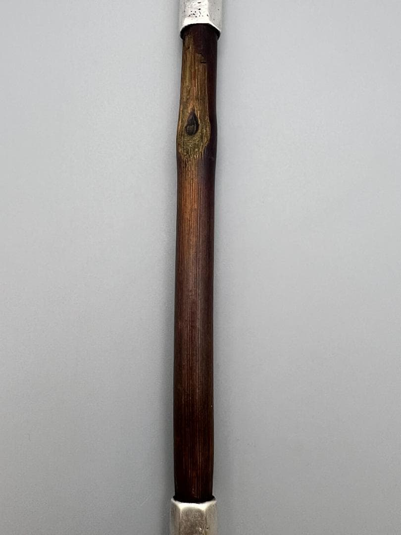 純銀製　純刻印　煙管　キセル　六角形　銀細工　アンティーク　重量約32g