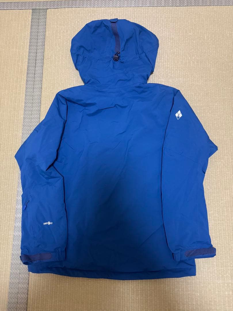 モンベル パウダーステップ パーカ Women's M ブルーグリーン