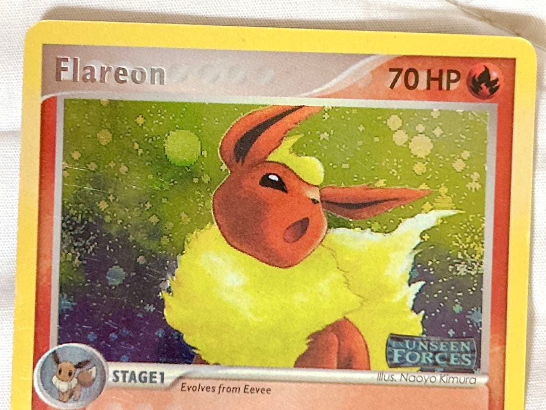 ブースター Flareon EX Unseen Forces Holofoil