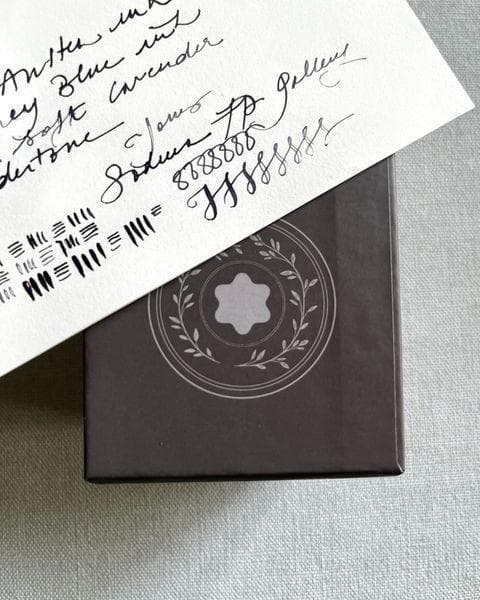 【限定品】モンブラン 作家シリーズ オースティン 万年筆インク アンバー