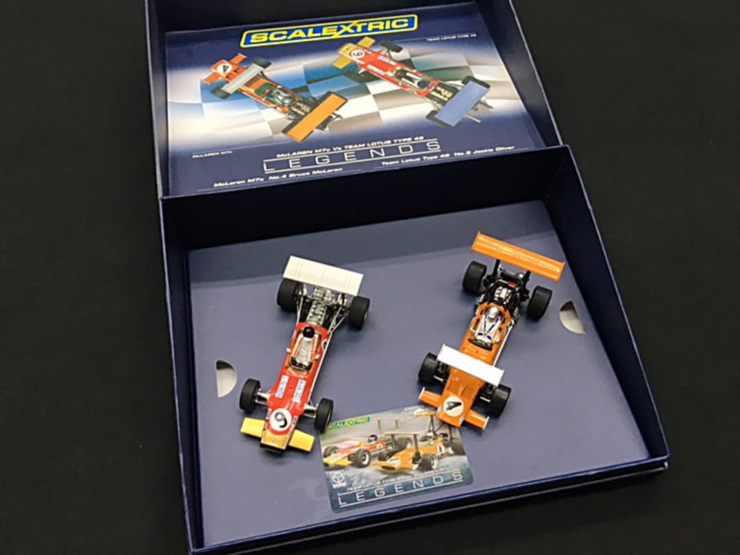 スケーレックストリックスロットカー ◆マクラーレン M7C ロータス 49B