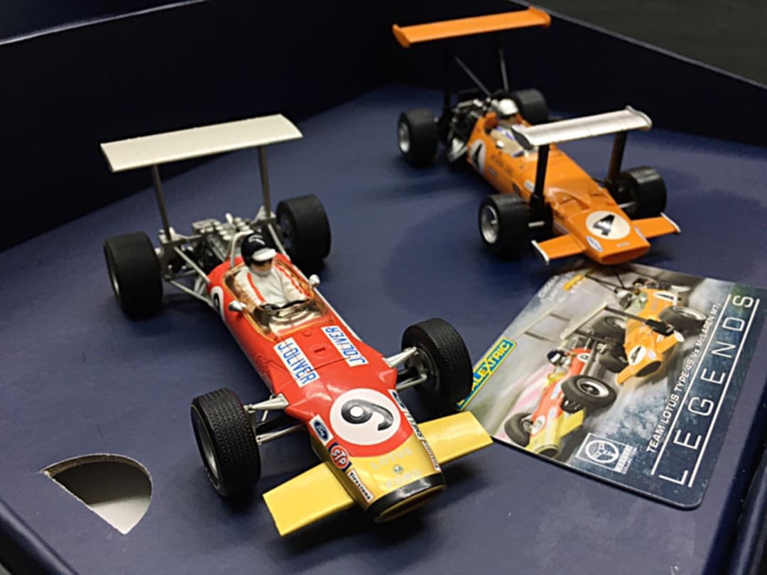 スケーレックストリックスロットカー ◆マクラーレン M7C ロータス 49B