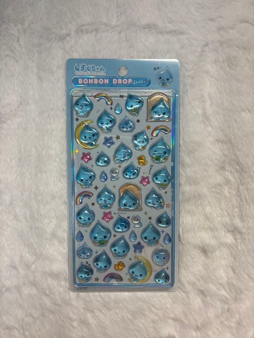 しずくちゃんシール　ボンボンドロップシール　おはじきシール　ウォーターシール