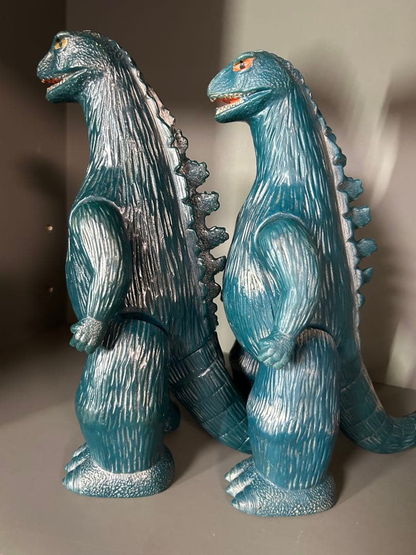 水爆大怪獣ゴジラ　ジャンク　破損　１期？　Ｊテール？　両足刻印なし足裏記名有り