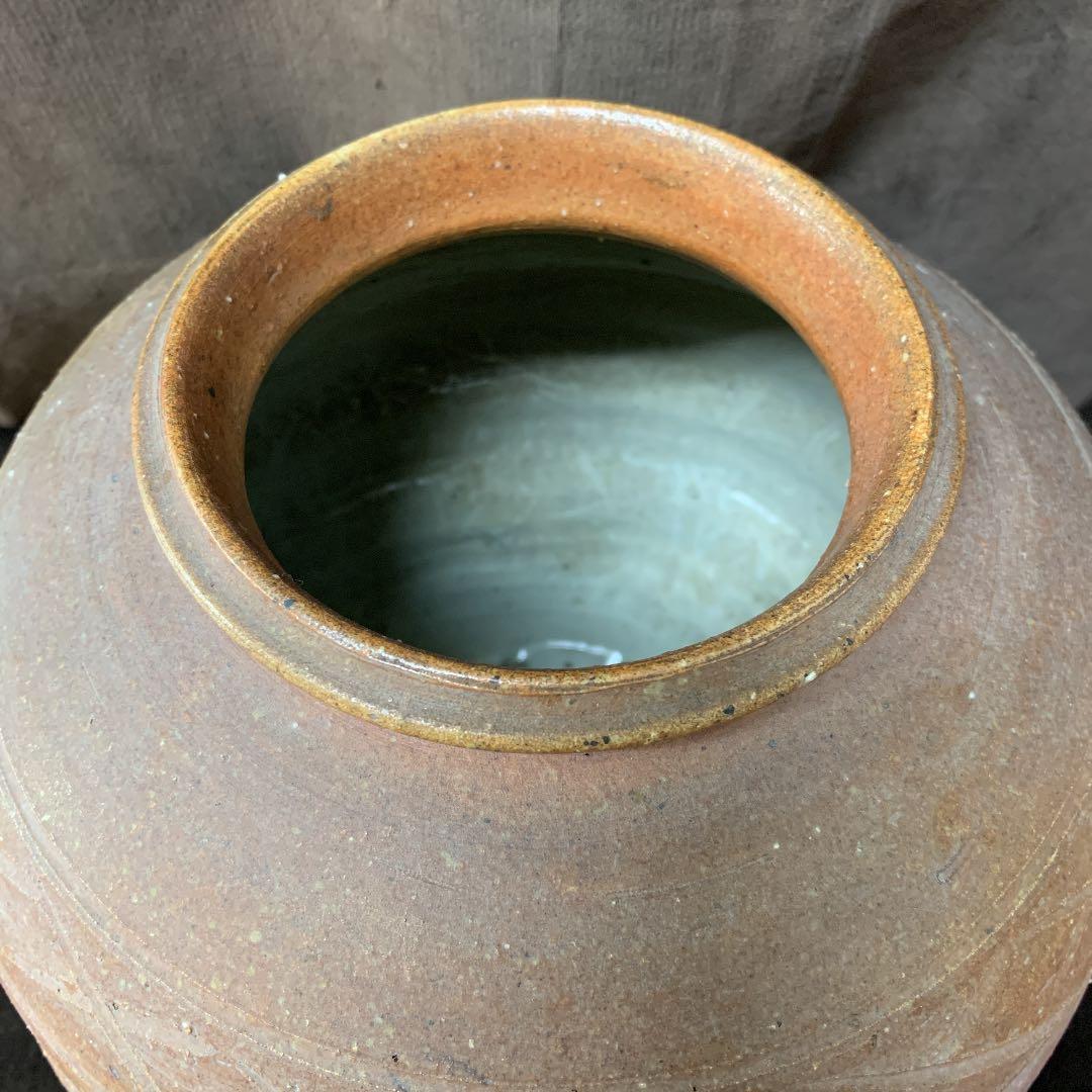 備前焼壺・陶印有！花瓶・大壺・花入れ.蔵出し