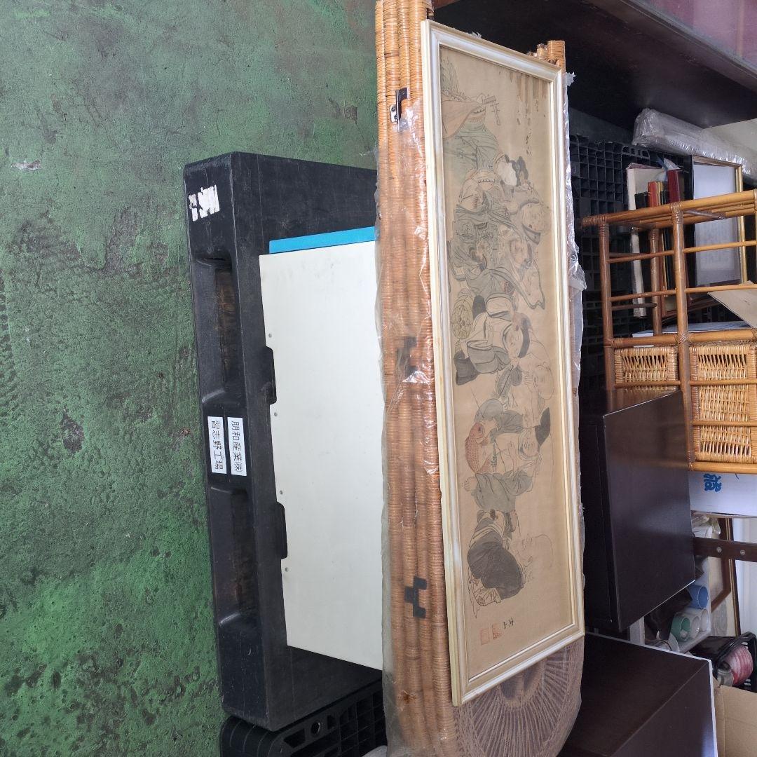 日本画縦40cmX横106cmX厚み2cm